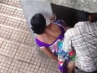 Desi couple caught shacking up open-air
